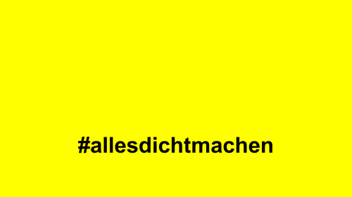 #allesdichtmachen – Was ist da in der Kommunikation schiefgelaufen?