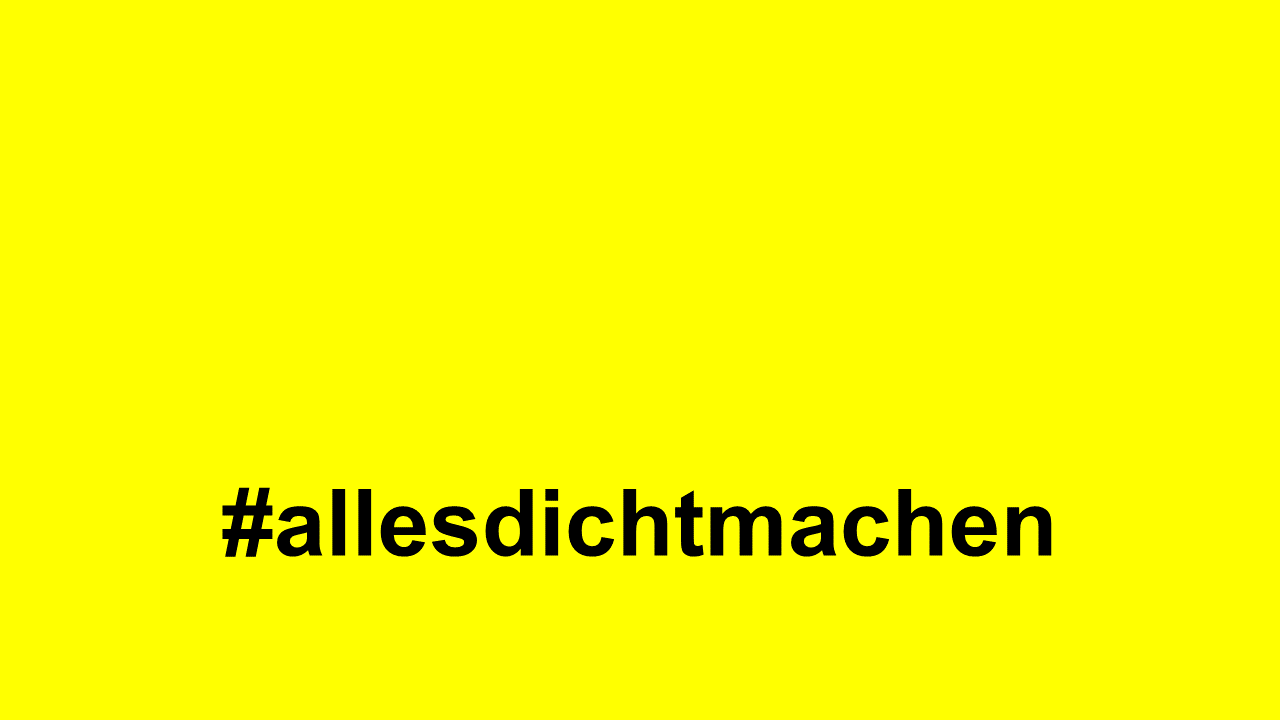 #allesdichtmachen – Was ist da in der Kommunikation schiefgelaufen?